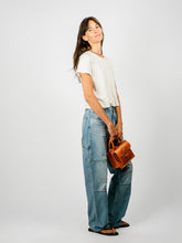 Load image into Gallery viewer, Cropped Ojai Tee | Washed White
