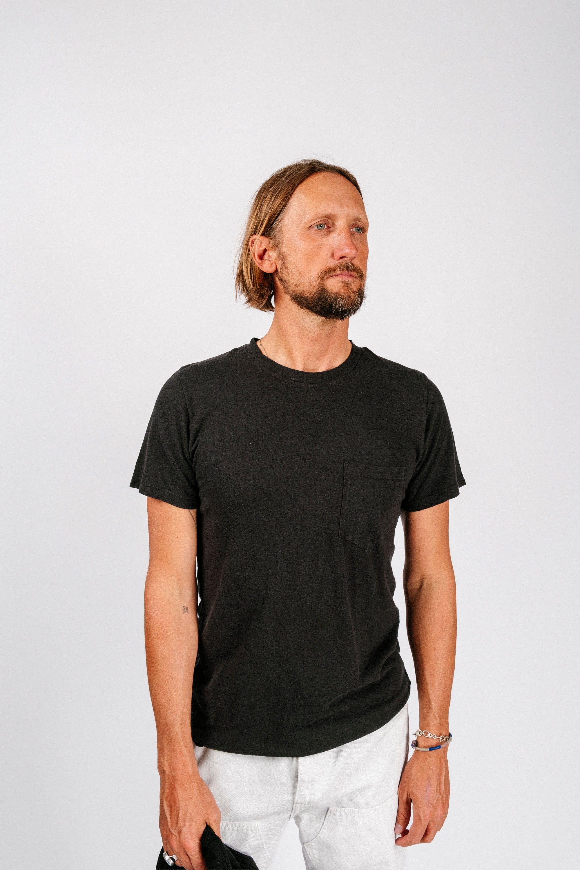 Jung Pocket Tee | Black