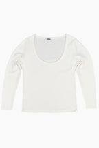 Paseo Long Sleeve Tee | Washed White