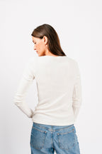 Paseo Long Sleeve Tee | Washed White