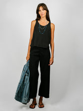 Load image into Gallery viewer, Sophie 100% Hemp Cropped Tank | Black
