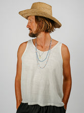 Load image into Gallery viewer, Sophie 100% Hemp Cropped Tank | Washed White
