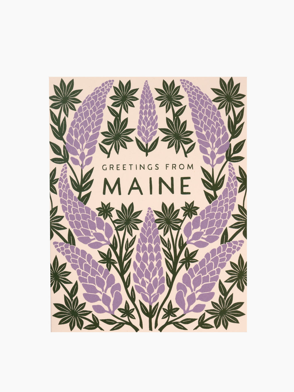 Greetings From Maine Card