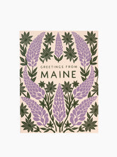 Load image into Gallery viewer, Greetings From Maine Card
