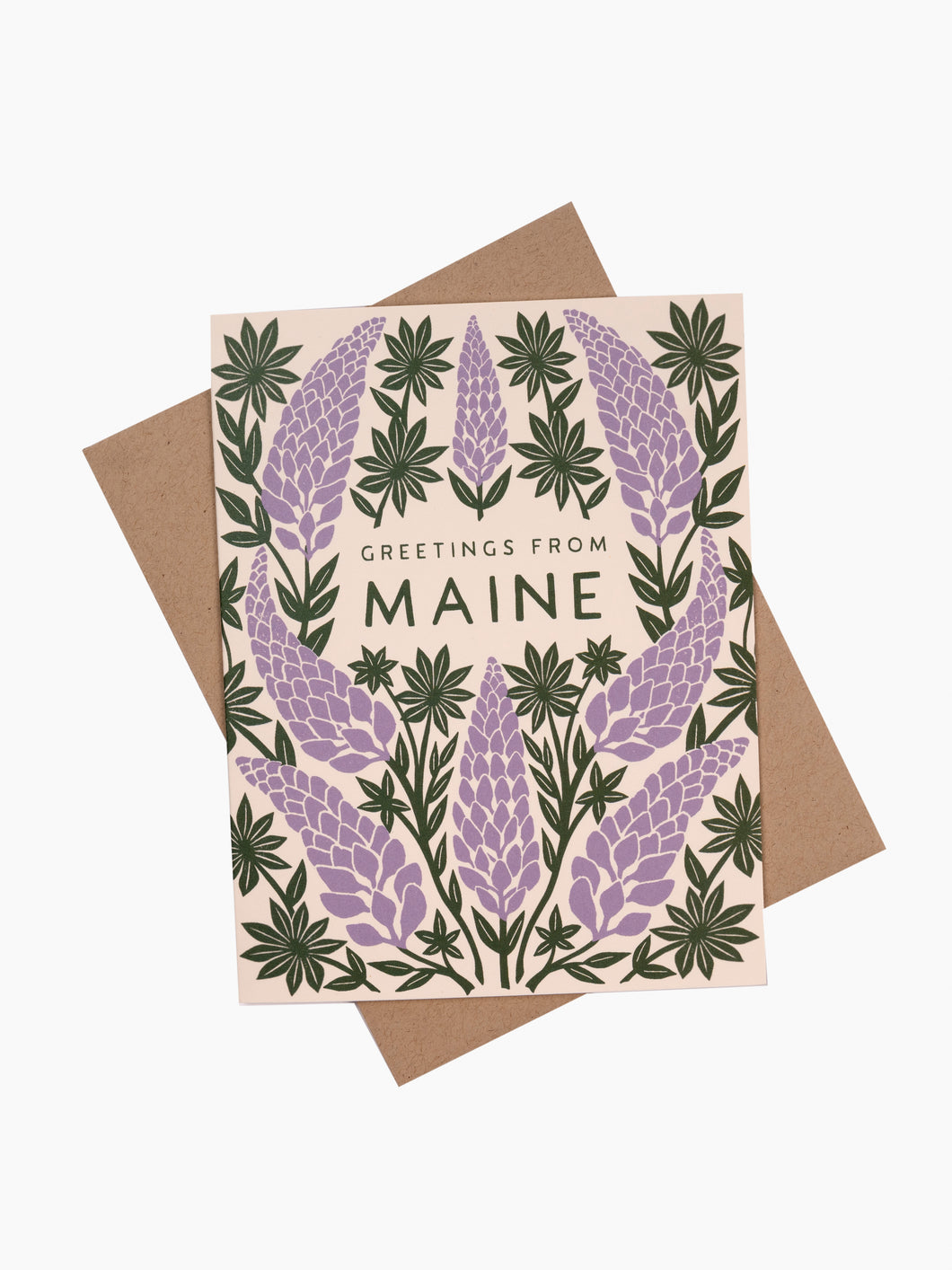 Greetings From Maine Card