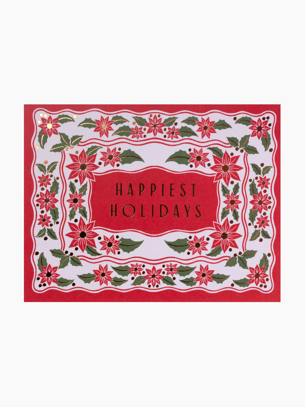 Happiest Holidays Card | Set of 6