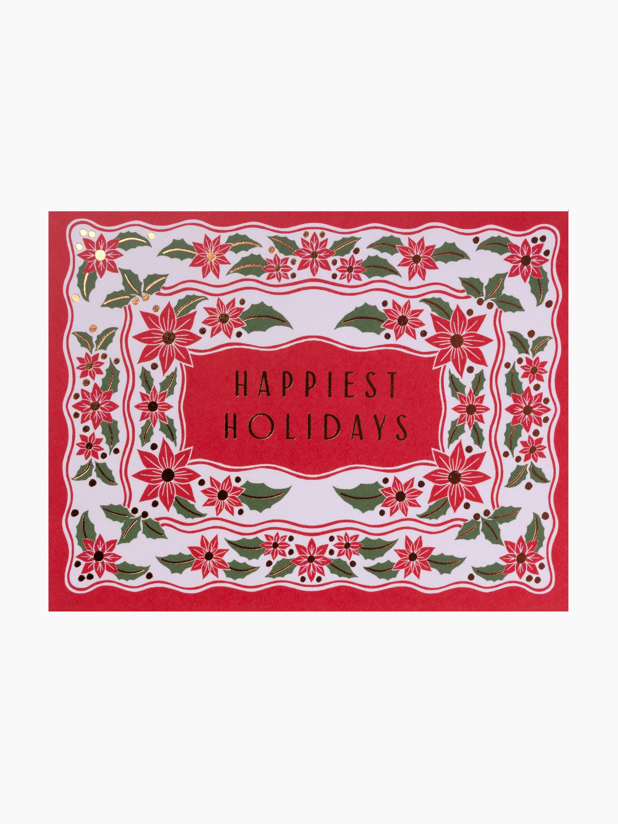 Happiest Holidays Card | Set of 6