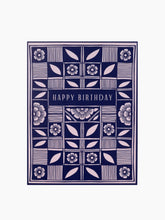 Load image into Gallery viewer, Happy Birthday Block Pattern Card
