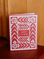 Happy Holidays Card | Set of 6