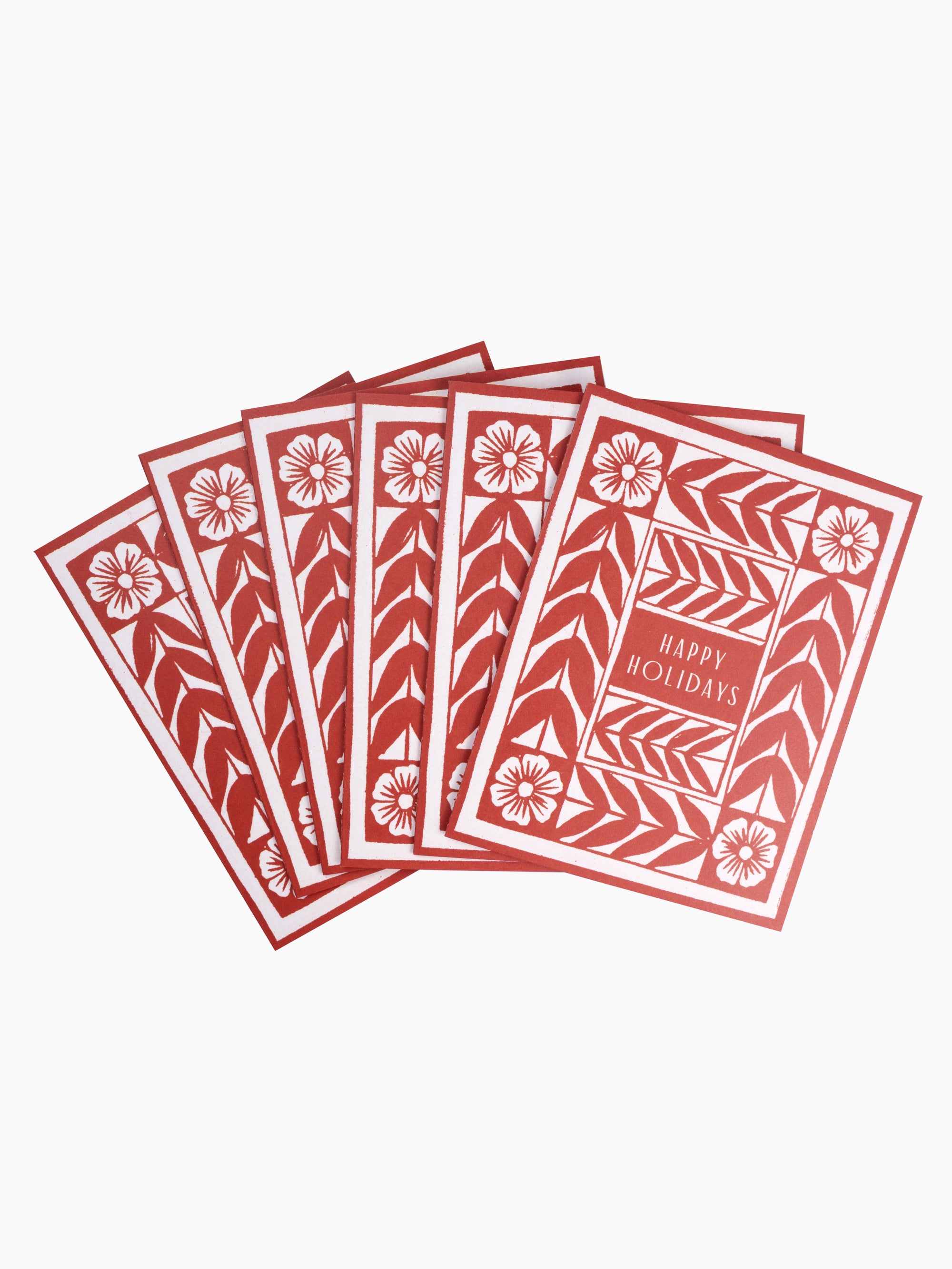 Happy Holidays Card | Set of 6