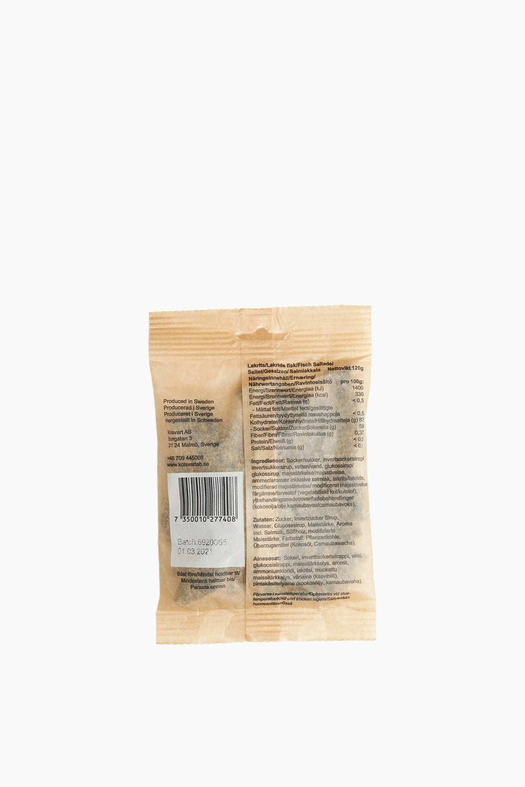 Salty Licorice Candy Fish