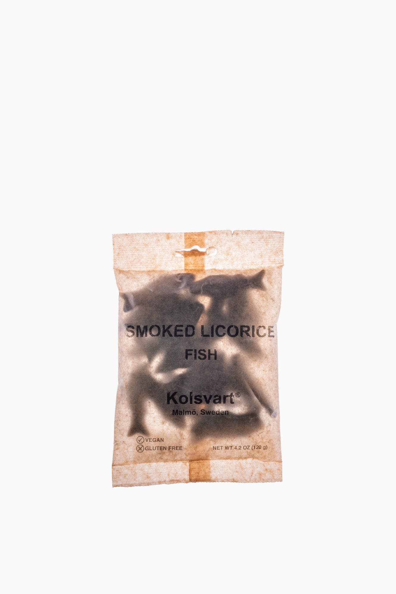 Salty Smoked Licorice Candy Fish