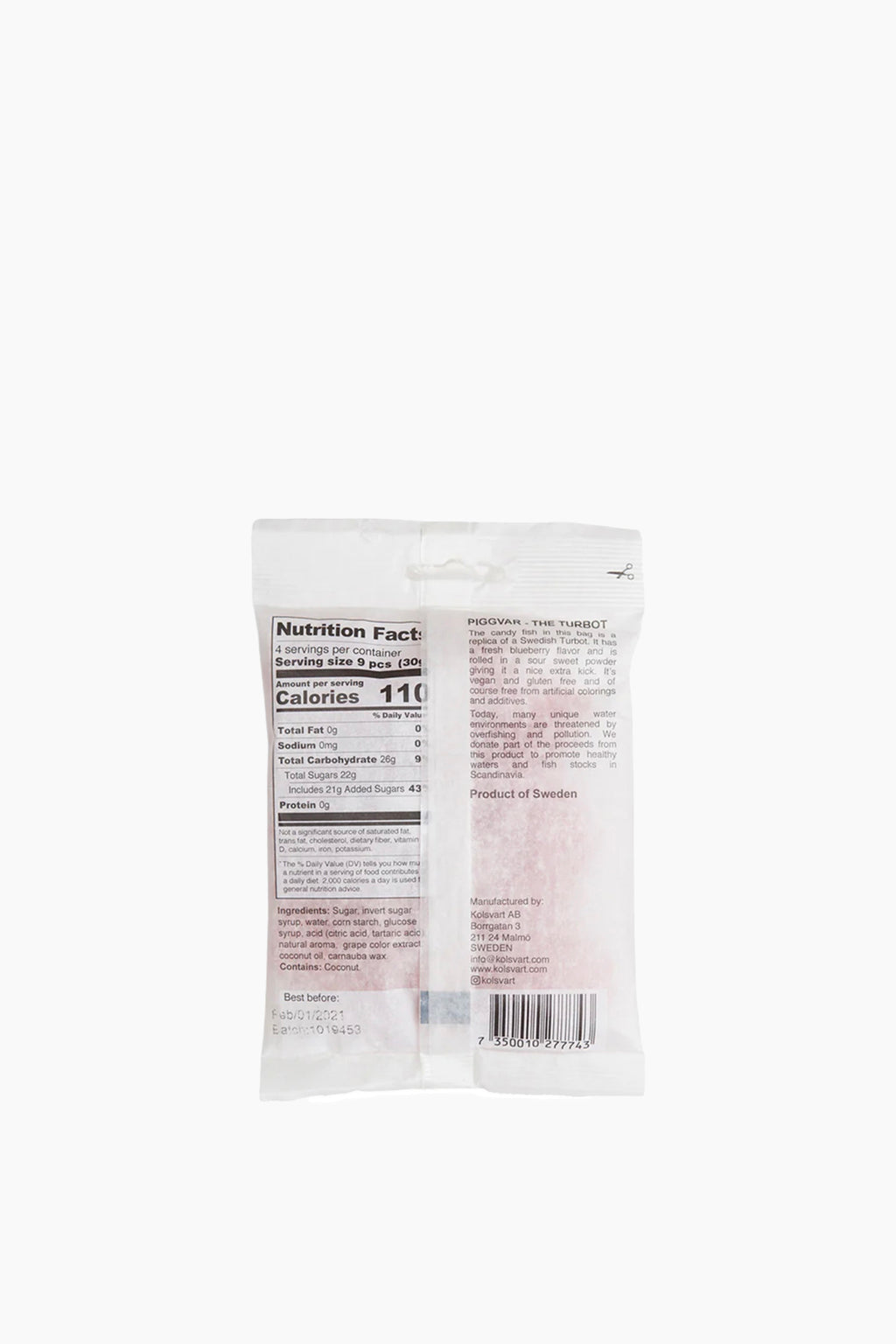 Sour Blueberry Candy Fish