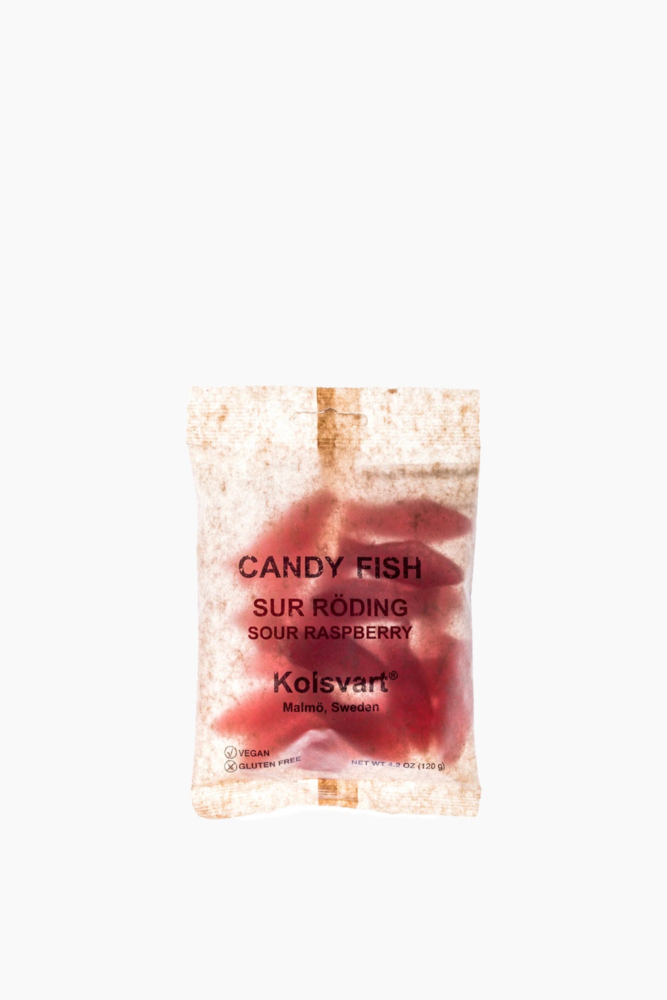 Sour Raspberry Candy Fish