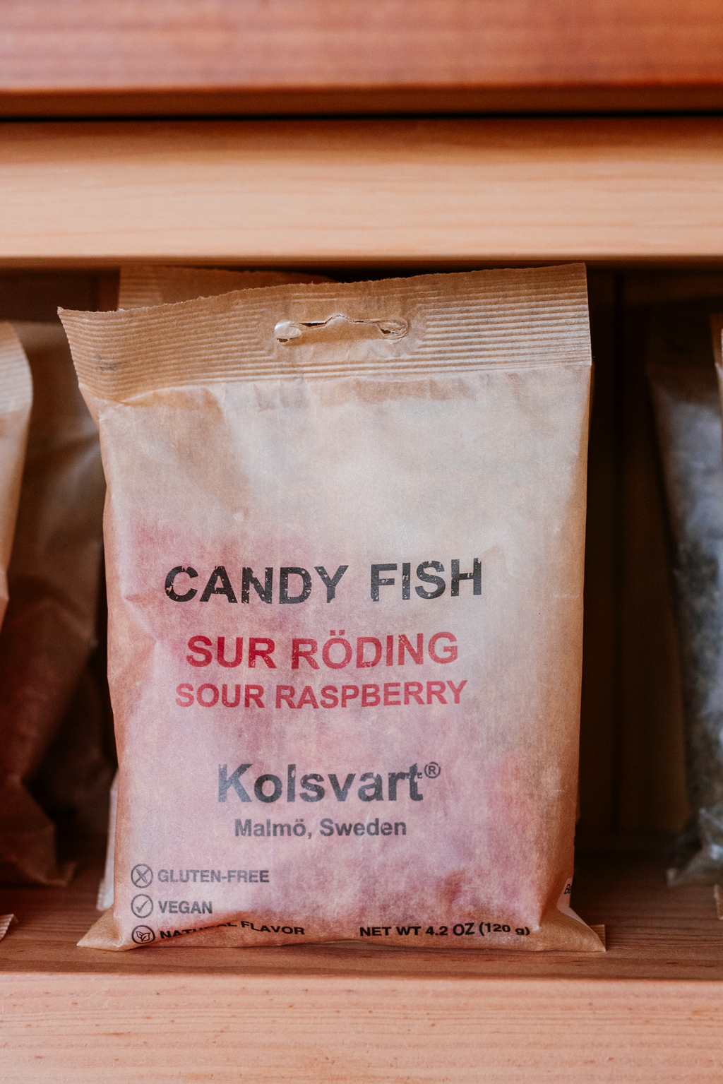 Sour Raspberry Candy Fish