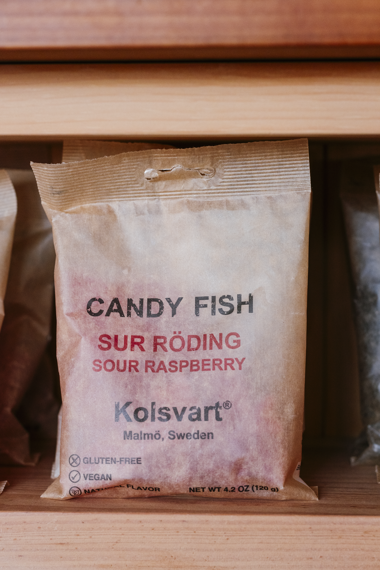 Sour Raspberry Candy Fish