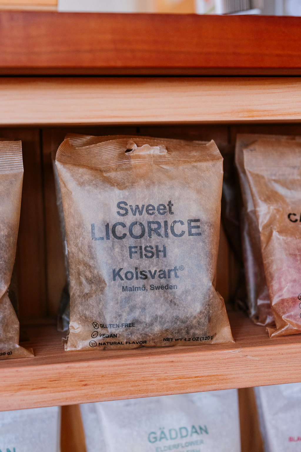 Sweet Licorice Candy Fish