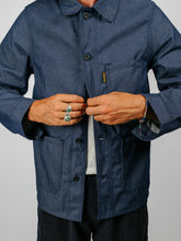 Load image into Gallery viewer, The French Chore Coat | Dark Denim
