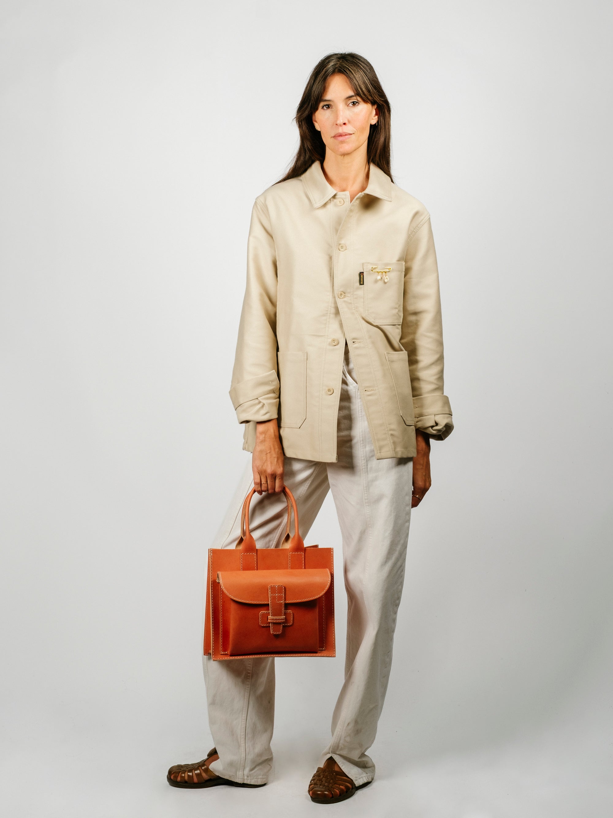 e*c様 〜40s French farmers wool jacket Pas Le Laboureur French Wool Field Coat in Olive – Gardenheir