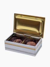 Load image into Gallery viewer, Louis Sherry 2-Piece Chocolate Tin, Mistletoe Green
