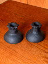 Load image into Gallery viewer, Lume Candleholders (Obsidian) Set of 2
