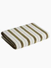Load image into Gallery viewer, Organic Cotton Lake House Stripe Towels | Caper &amp; Chalk
