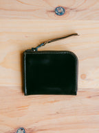 Cordovan Zip Wallet | Dark Cognac Shell