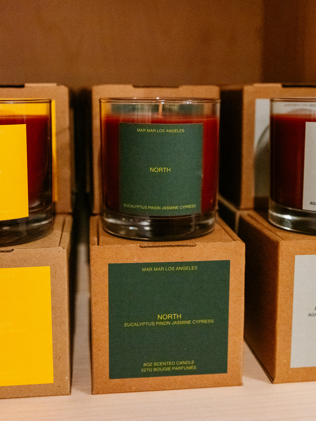 North Candle | Eucalyptus Pinon Jasmine Cypress