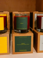 North Candle | Eucalyptus Pinon Jasmine Cypress