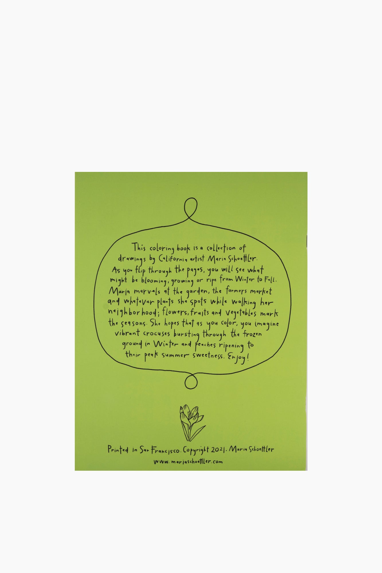 A Garden For All Seasons Coloring Book