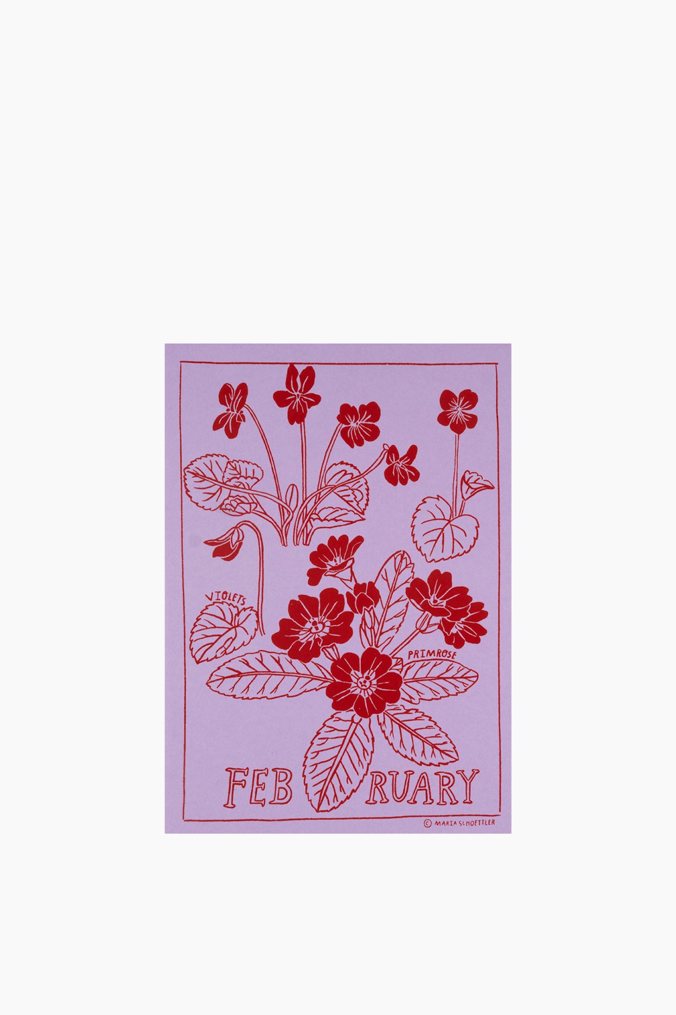 Birth Month Flower Print