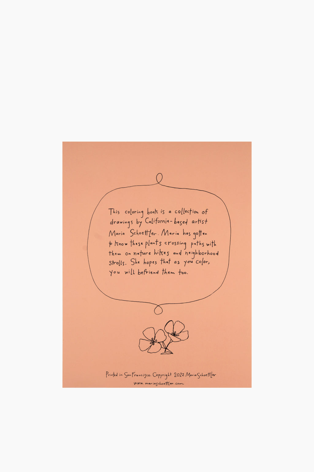 Buds Along the Path Coloring Book