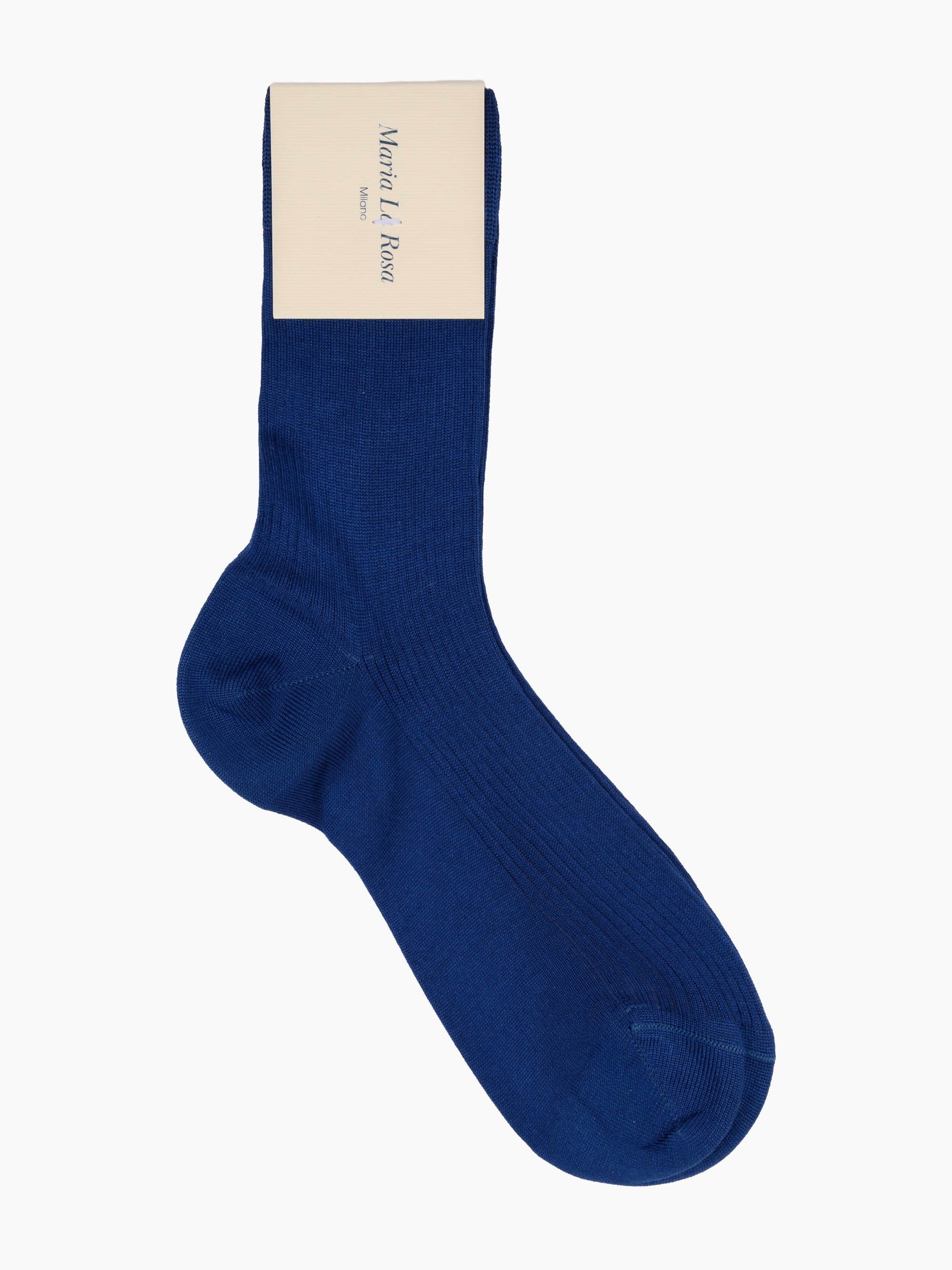 Silk Ribbed Socks