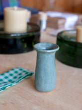 Load image into Gallery viewer, Sage Green Candle Holder / Bud Vase
