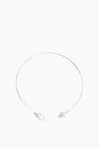 White Baroque Pearl Collar
