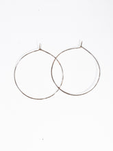 Load image into Gallery viewer, 14K Hammered Hoops
