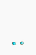 14k Turquoise Floating Studs