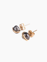 Load image into Gallery viewer, Baroque Pearl Studs in Charcoal
