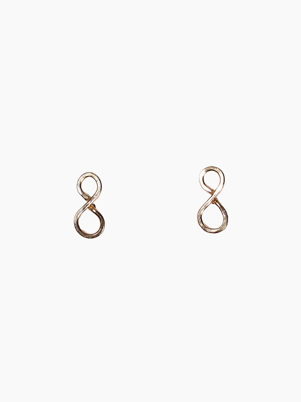 14k Infinity Studs