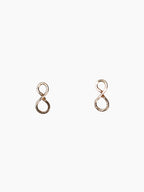 14k Infinity Studs