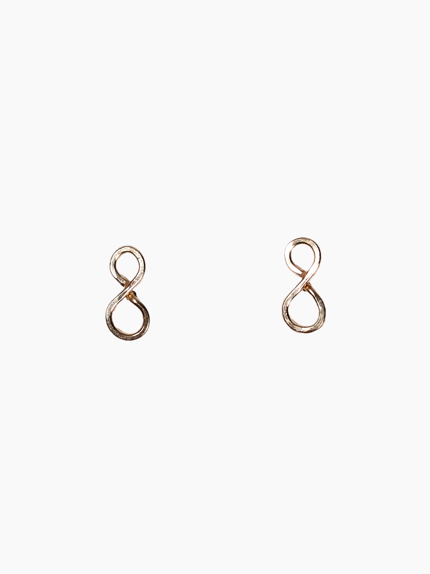 14k Infinity Studs