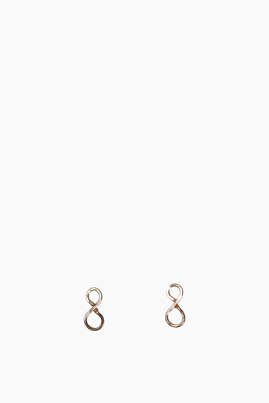 14k Infinity Studs