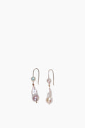 Baroque Pearl Double Drop Earrings