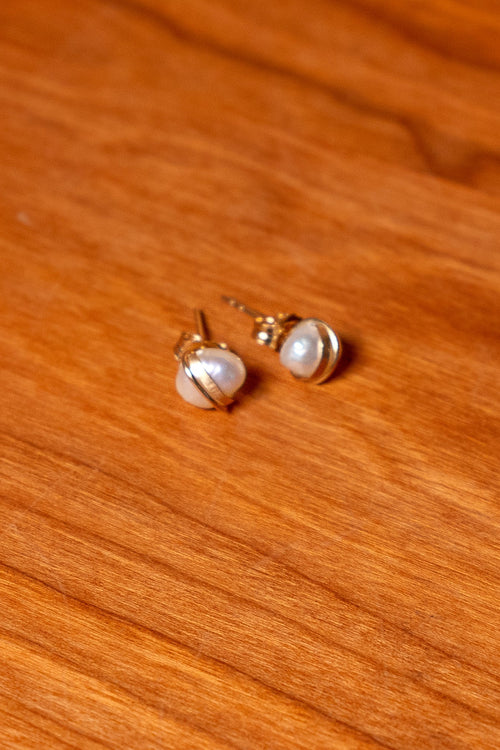 Baroque Pearl Studs