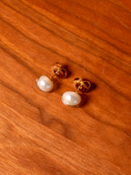 Grande Baroque Pearl Studs