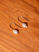 Load image into Gallery viewer, Petite Baroque Pearl Drop Earrings
