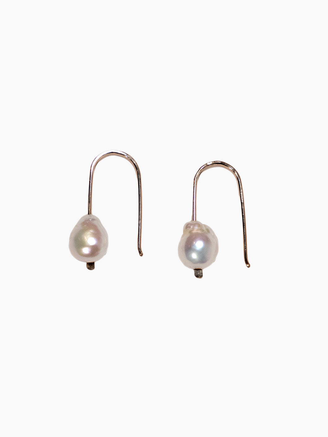 Petite Baroque Pearl Drop Earrings