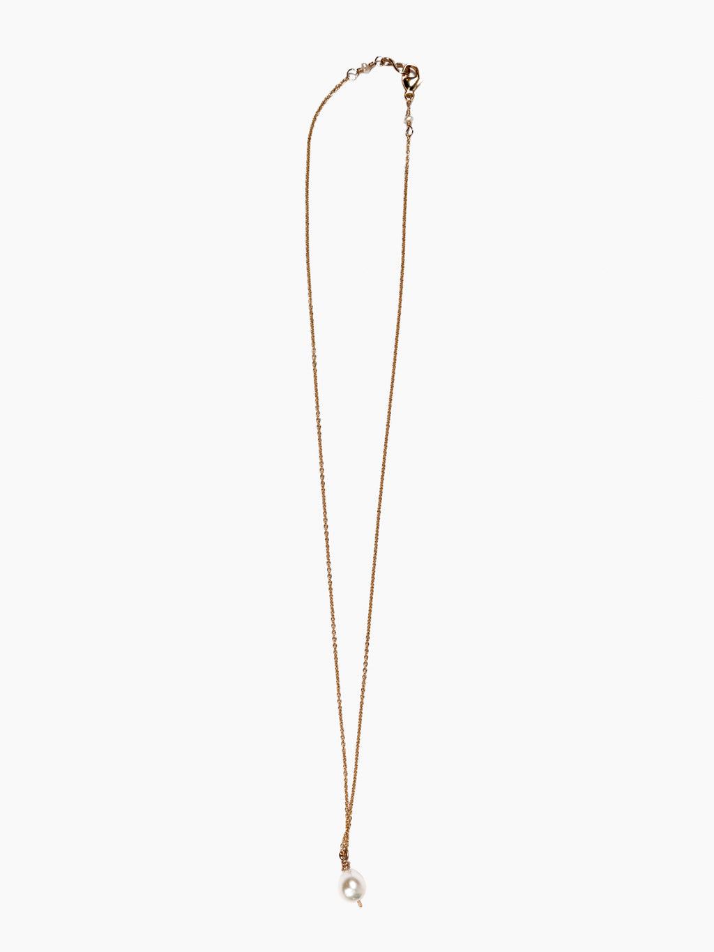 Petite Baroque Pearl Drop Necklace