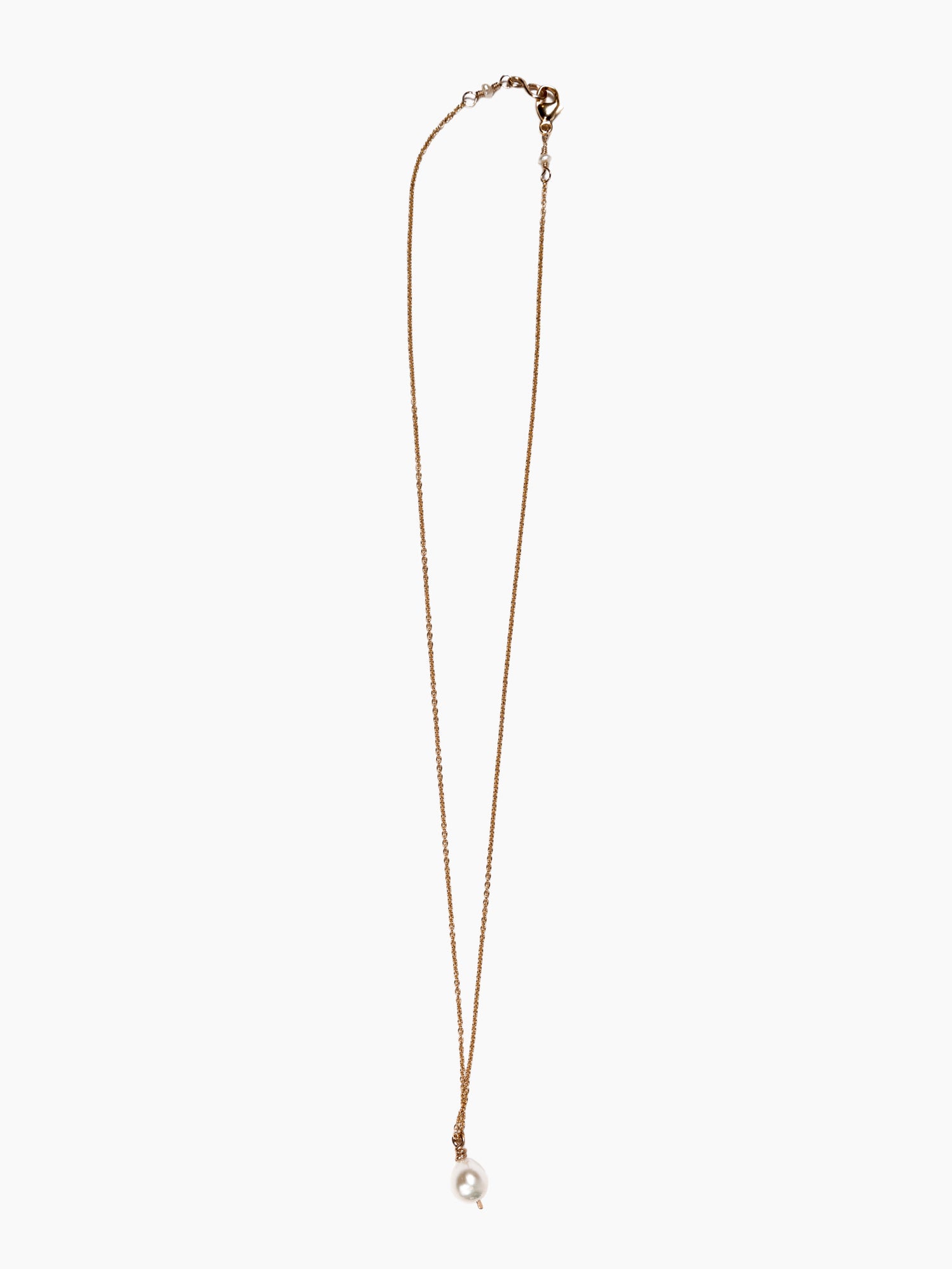 Petite Baroque Pearl Drop Necklace