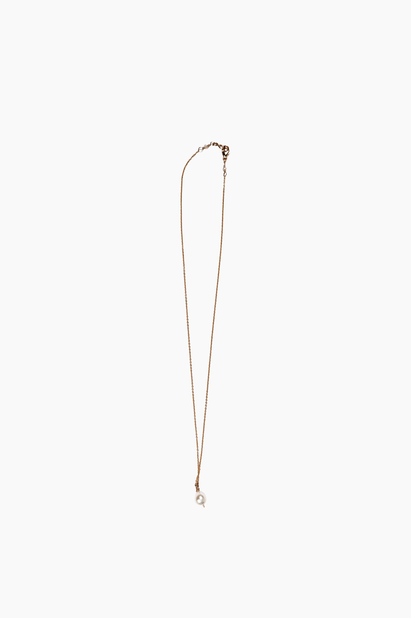 Petite Baroque Pearl Drop Necklace